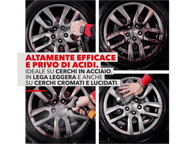 Pulitore Decontaminante Cerchi Rapido Fallout Iron Remover 500ml H0961 Auto...