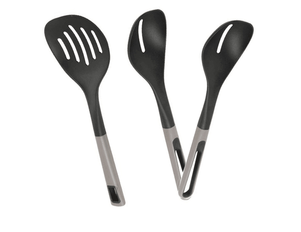 Kit 3 Pezzi Utensili Cucina Set Mestolo Forato Scolapasta Cucchiaio Accessori