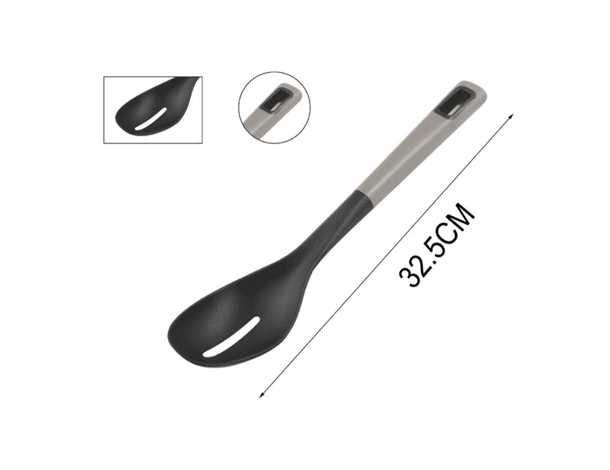 Kit 3 Pezzi Utensili Cucina Set Mestolo Forato Scolapasta Cucchiaio Accessori...