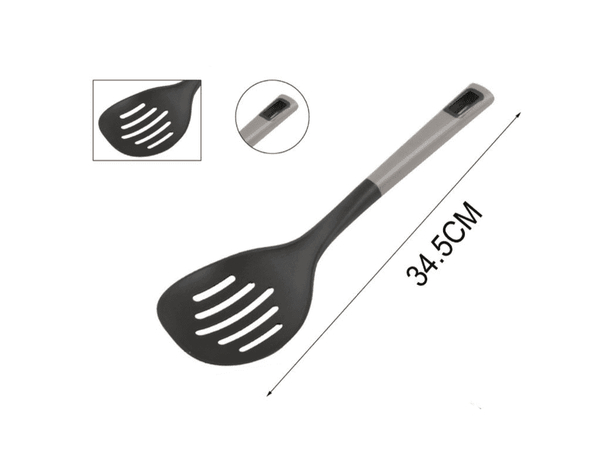 Kit 3 Pezzi Utensili Cucina Set Mestolo Forato Scolapasta Cucchiaio Accessori...