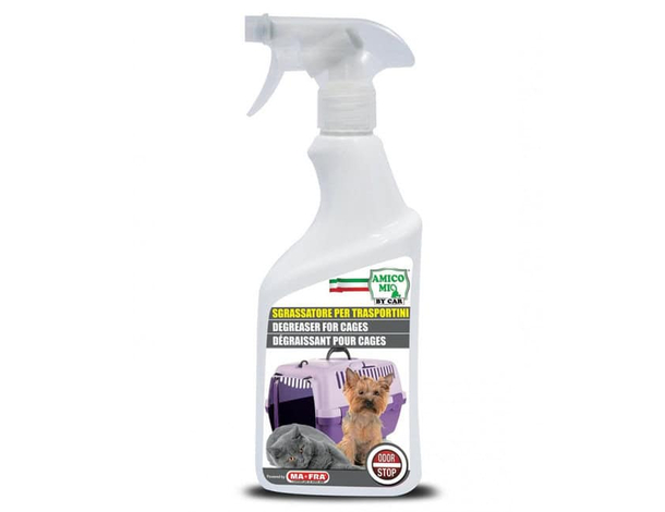 Sgrassante Gabbie Teli Bagagliaio Lettiere Pulitore per trasportini 500ml MA-FRA