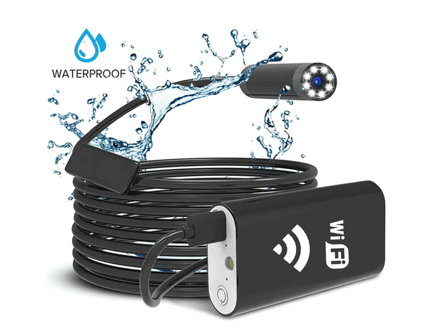 Telecamera Endoscopica Wi-Fi per Ispezione Endoscopio iPhone Android HD iOS...