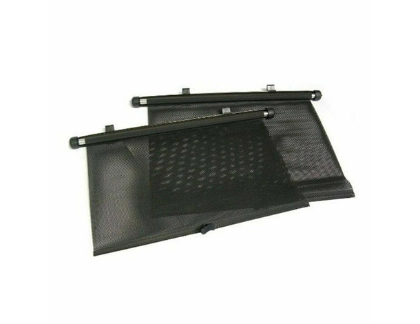2 Tendine Parasole Automatica Tendina Avvolgibile Auto 60x54 cm Kit Fissaggio