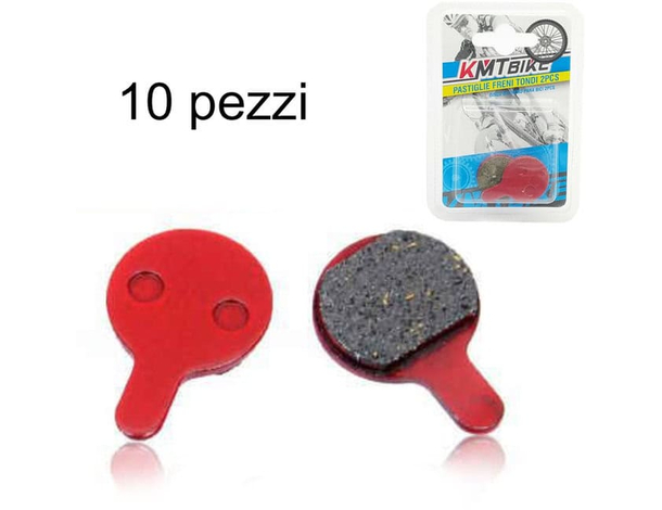 10x Pastiglie Tonde per Freno a Disco per Bicicletta Ø2 cm Bike Bicicletta