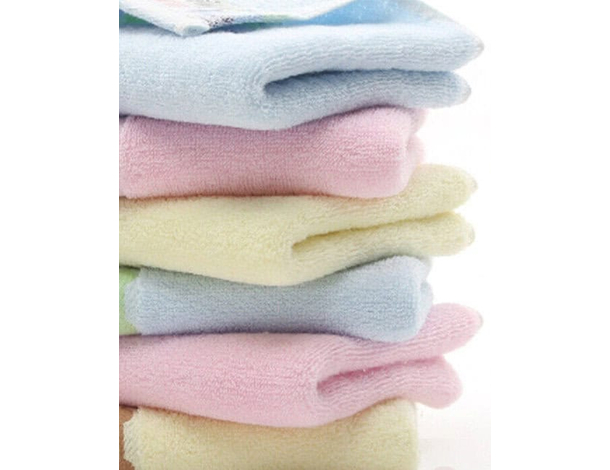 Set 12 Pezzi Asciugamani da Viso Cotone Colorato Morbido 75x35cm Ospite Bagno...