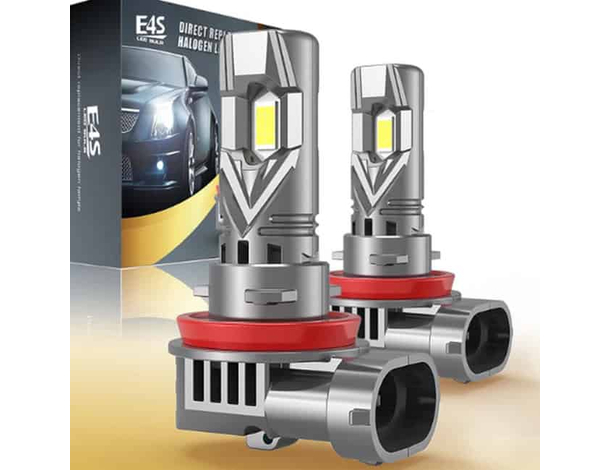 Coppia Lampadine H8 H9 H11 Luci di Posizione Canbus 6000/6500K Bianca Fari Auto