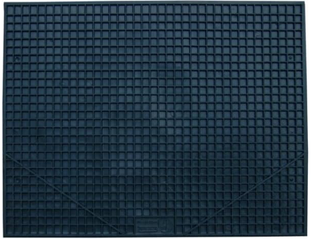 Tappetino per Auto in Gomma Universale Antiscivolo Salva Tappeto Nero 44x34 cm