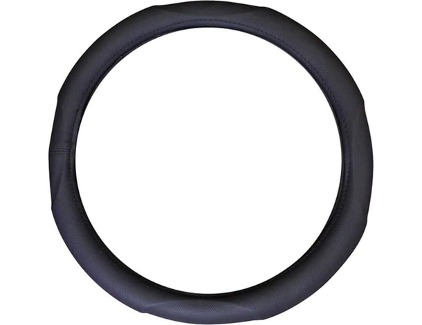 Coprivolante Auto Mod. Gran Turismo Similpelle Nero Antiscivolo 37-40 cm