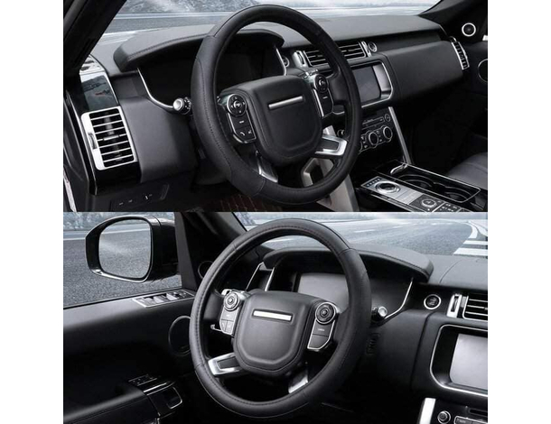 Coprivolante in Similpelle Mod. Prestige Nero UniversaIe Sportivo Auto...