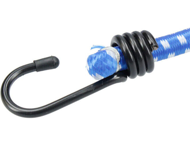 2x Corda Cavo Elastico con Ganci in Metallo 100 cm Fune Corde Portapacchi 2