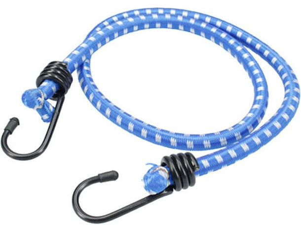 2x Corda Cavo Elastico con Ganci in Metallo 100 cm Fune Corde Portapacchi 3