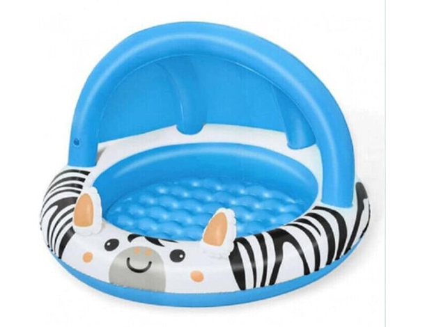 Piscina Gonfiabile per Bambini Gioco Play Center Zebra Acqua Bimbi 2 anni+