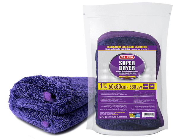 Panno in microfibra Ultra Assorbente MAFRA SUPER DRYER asciugatura esterni auto