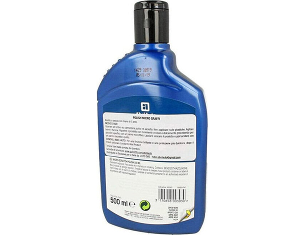 Polish Rinnovatore Micro Graffi Scratch Ripristina Lucentezza 500ml...