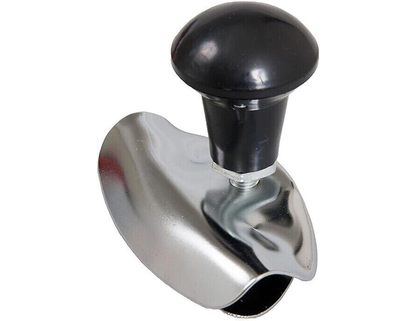 Pomello Giravolante per Camion Trattore Auto Manopola Sterzo Universale Nero
