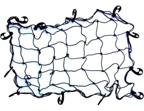 Rete Elastica Bagagliaio Porta Oggetti 12 Ganci per Auto Automobile 115x86cm