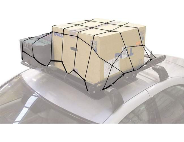 Rete Elastica Bagagliaio Porta Oggetti 12 Ganci per Auto Automobile 115x86cm...