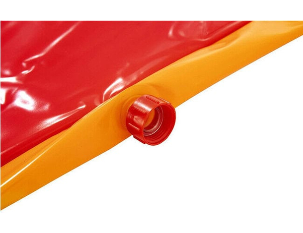 Acqua Scivolo Ferroviario Bambini 488 cm Gioco Anelli Esterno Giardino Estate...