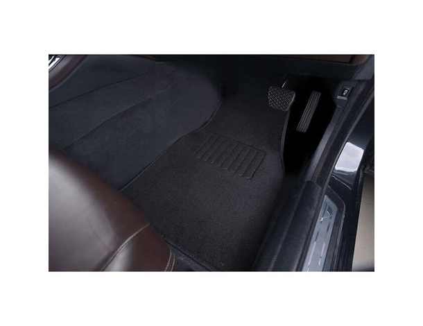 Set 4 Tappeti In Moquette Per Auto Tappetini Universali Battitacco Mod. Bravo...