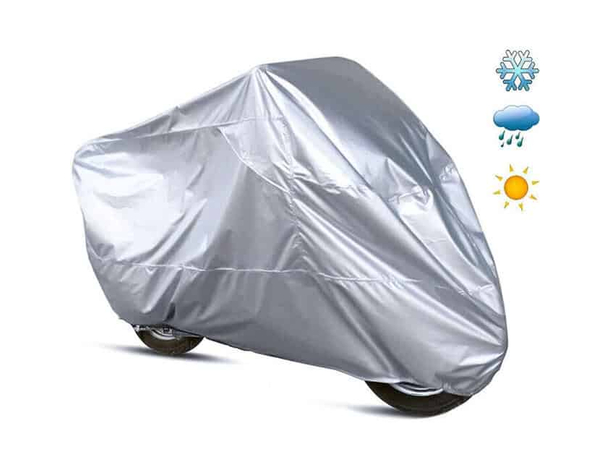 Telo Coprimoto Scooter Felpato Motocicli Impermeabile tg M 203x89x120 cm 2