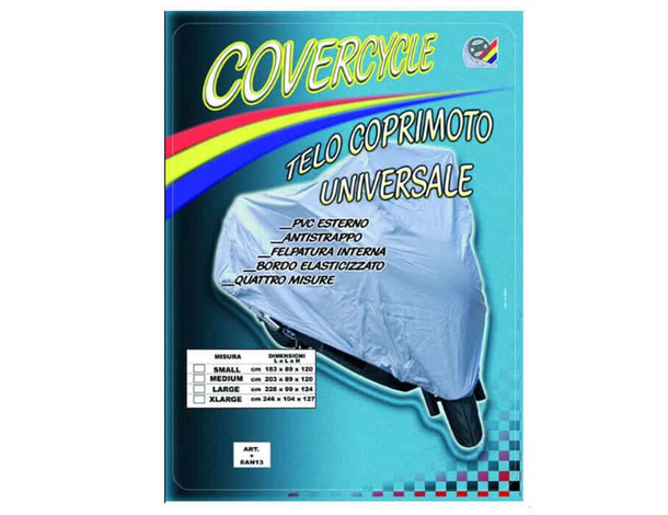 Telo Coprimoto Scooter Felpato Motocicli Impermeabile tg M 203x89x120 cm 6