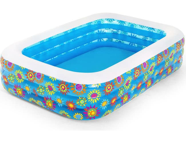 Piscina gonfiabile fuoriterra rettangolare bambini cm 229x152x56 Mod.54120