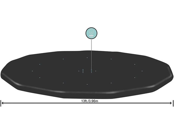 Telo di Copertura per Piscina da 396 cm e Hydrium da 360 x 120 cm 58292 2