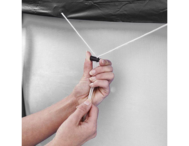 Telo Copripiscina in PVC Copertura per Piscina Tonda Rotonda Fuoriterra 366...