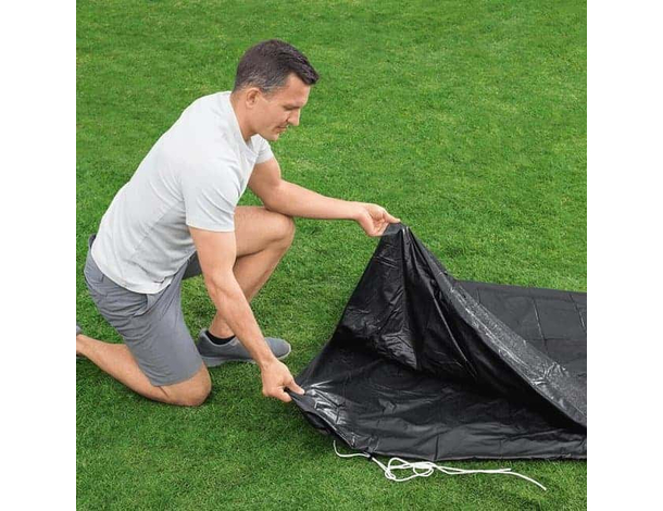 Telo Copripiscina in PVC Copertura per Piscina Tonda Rotonda Fuoriterra 549...