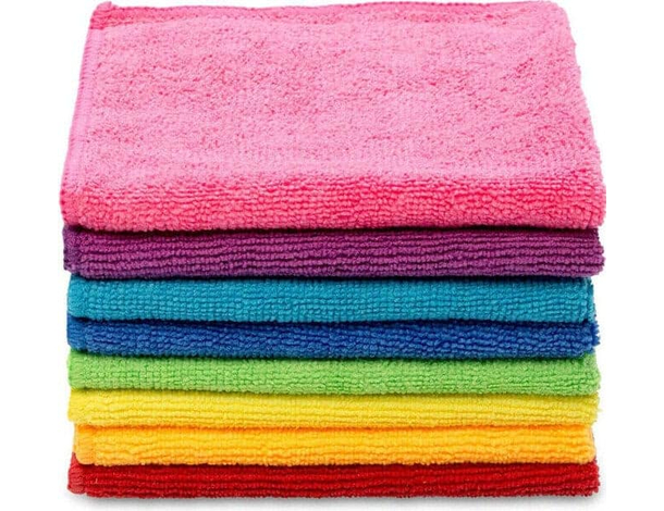 9 Panni Vileda Microfibra Colors Lavabili in Lavatrice Riutilizzabili 30x30...