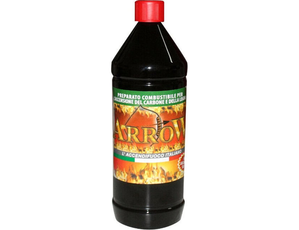 Accendifuoco Liquido Fiamma Preparato Combustibile su Legno e Carbone 1 LT