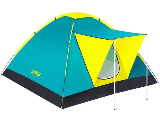 Tenda da Campeggio Coolground 210x210x120 cm 3 Posti Persone con Zanzariera