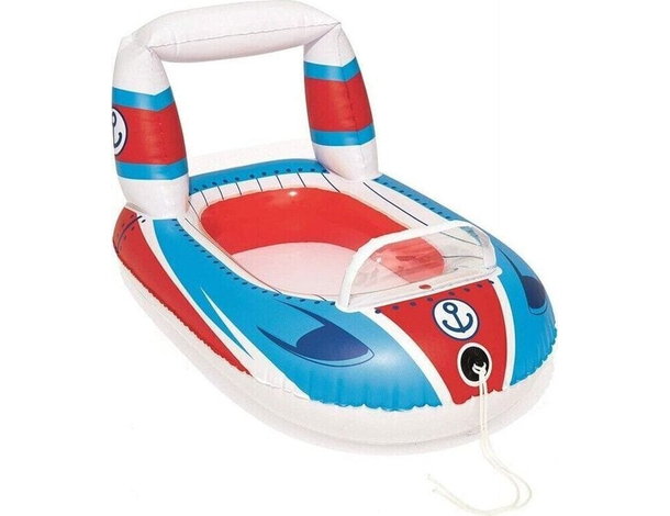 Canotto Gonfiabile Bambini Barca Nave Galleggiante Mare Piscina 3 Anni in Su...