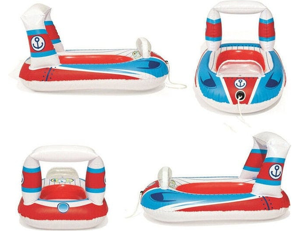 Canotto Gonfiabile Bambini Barca Nave Galleggiante Mare Piscina 3 Anni in Su...