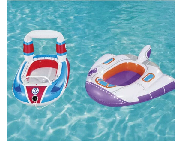 Canotto Gonfiabile Bambini Barca Nave Galleggiante Mare Piscina 3 Anni in Su...