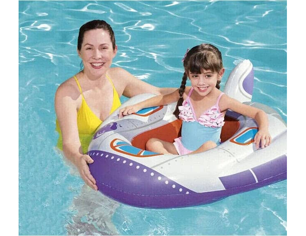 Canotto Gonfiabile Bambini Barca Nave Galleggiante Mare Piscina 3 Anni in Su...