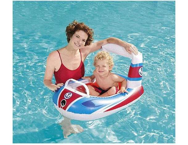 Canotto Gonfiabile Bambini Barca Nave Galleggiante Mare Piscina 3 Anni in Su...