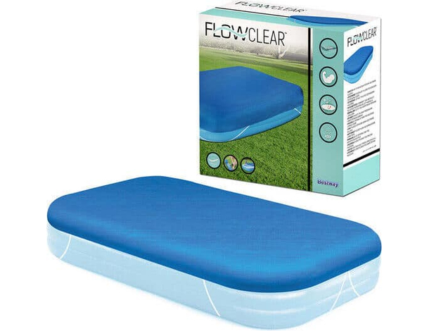 Telo di Copertura per Piscina Family Rettangolare 305x183 cm Blu Modello 58108
