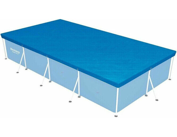Telo Copertura Copri Piscina Rettangolare Steel Pro cm 400x211 Modello 58107