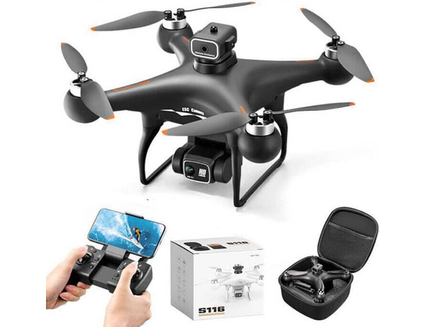 Drone S116 Fotocamera 4K Professionale Evitamento Ostacoli con Motore Brushless