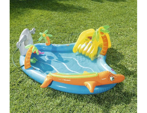 Play Center Gioco Gonfiabile Vita Marina Piscina bambini Bestway 280x257x87...
