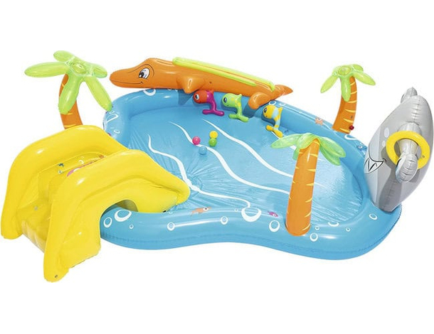 Play Center Gioco Gonfiabile Vita Marina Piscina bambini Bestway 280x257x87...