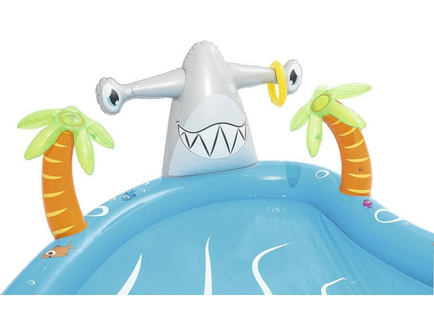 Play Center Gioco Gonfiabile Vita Marina Piscina bambini Bestway 280x257x87...