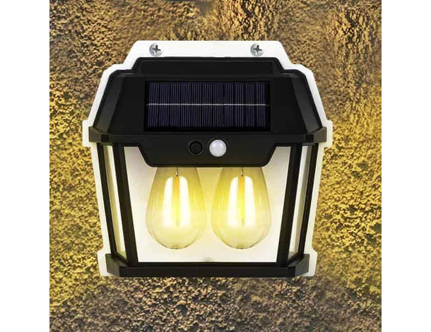 Faretto da Esterno Lampada Led ad Energia Solare Ricaricabile Sensore...