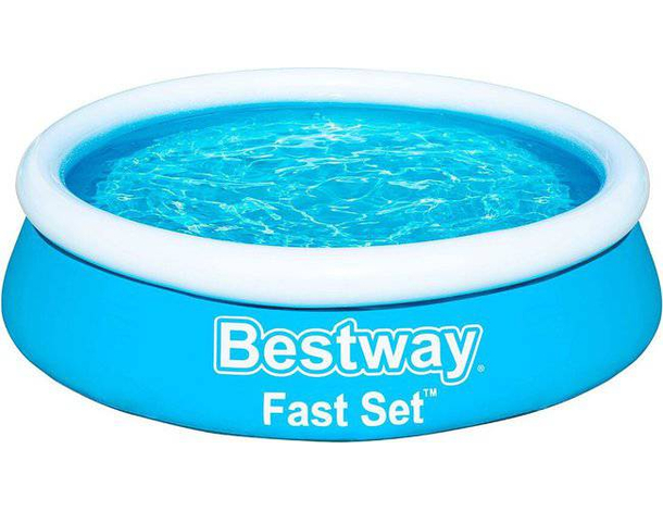 Piscina Fast Set Autoportante Tonda Bambini Giardino Estate 183x51cm Bestway