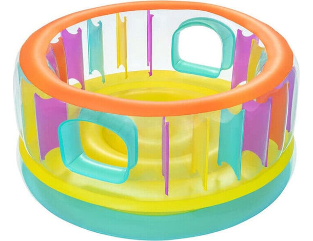 Saltarello Castello Gonfiabile per Bambini Gioco 180x86 cm Bouncer Divertimento
