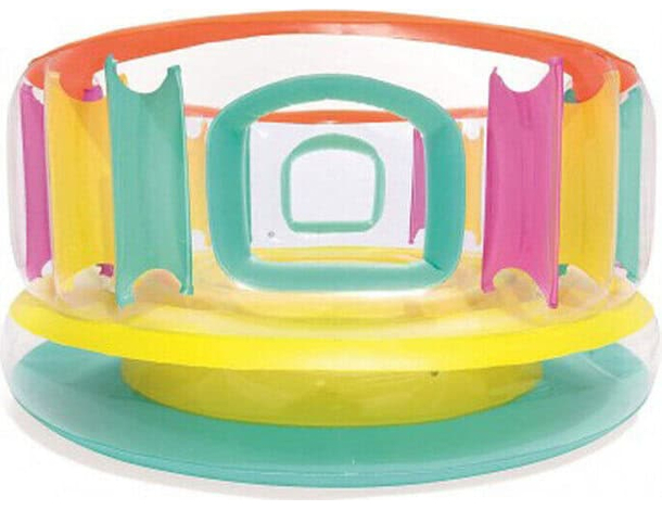 Saltarello Castello Gonfiabile per Bambini Gioco 180x86 cm Bouncer...
