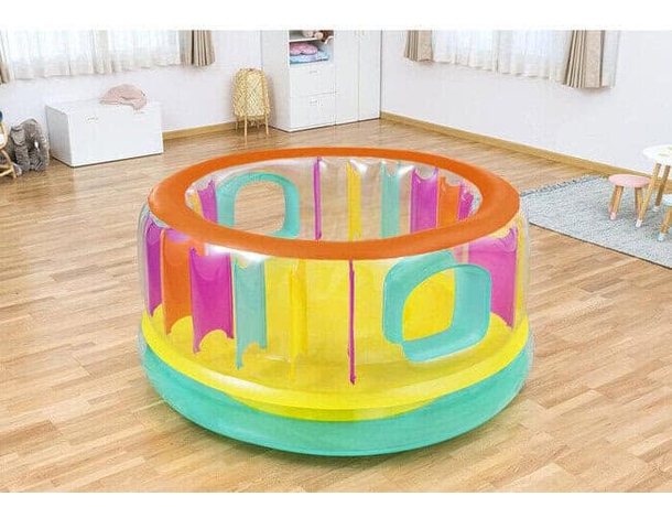 Saltarello Castello Gonfiabile per Bambini Gioco 180x86 cm Bouncer...