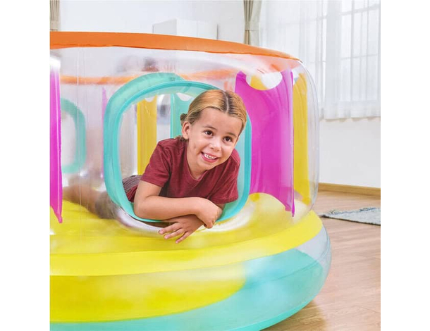 Saltarello Castello Gonfiabile per Bambini Gioco 180x86 cm Bouncer...