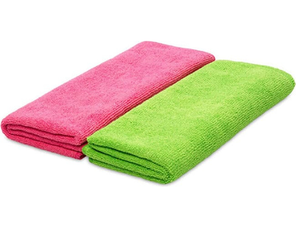 4 Pezzi Panni Lava Pavimenti in Microfibra Igiene Colors Pulizia Casa 40x50...